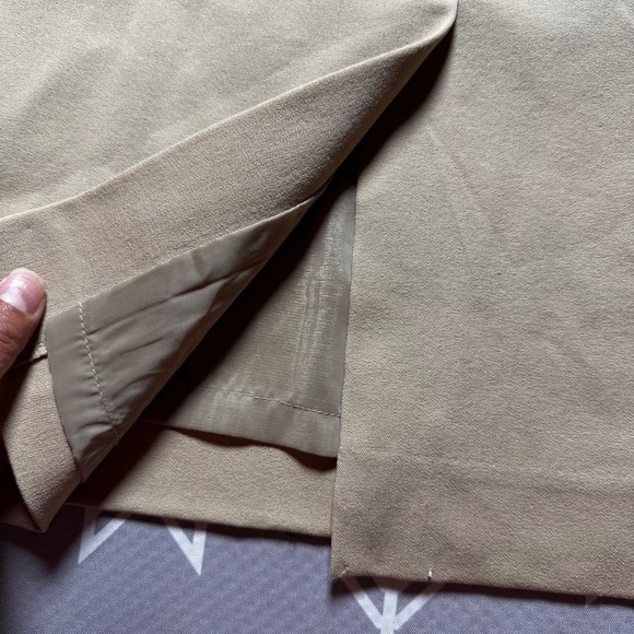 ❌SOLD❌Talbots Womens Skirt Size 14 Beige Cotton Blend Career Pencil New Without - Picture 4 of 7